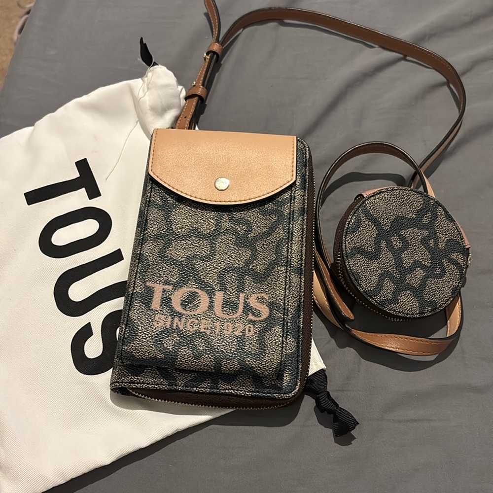 Preowned/Final Sale Only worn twice crossbody phone bag by Tous